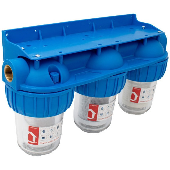 Filtru de apa 3 Filtre cu sita/carbune/bumbac 3x1"x5" ff - imagine 4